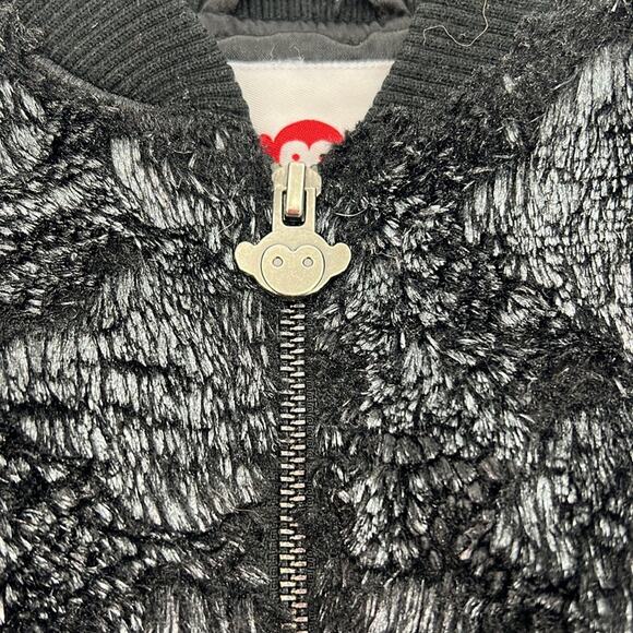 Appaman Faux Fur Bomber Jacket - Black - 2T - Picture 2 of 7